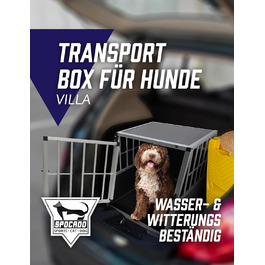 Транспортна переноска для собак Villa Hunde - безпечний та комфортний перенос, стабільна конструкція, різні розміри (91 x 69 x 65 см)