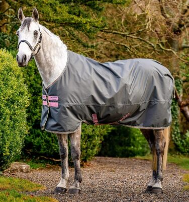 Попону Horseware Amigo Hero Ripstop Lite, 145 см, Shadow/Rose&Navy