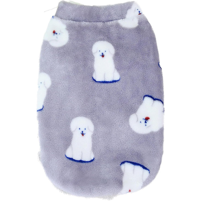 Теплий флісовий піджак для собак Zunea (середній, сірий) - коргі, такса, джек рассел, для холодної погоди