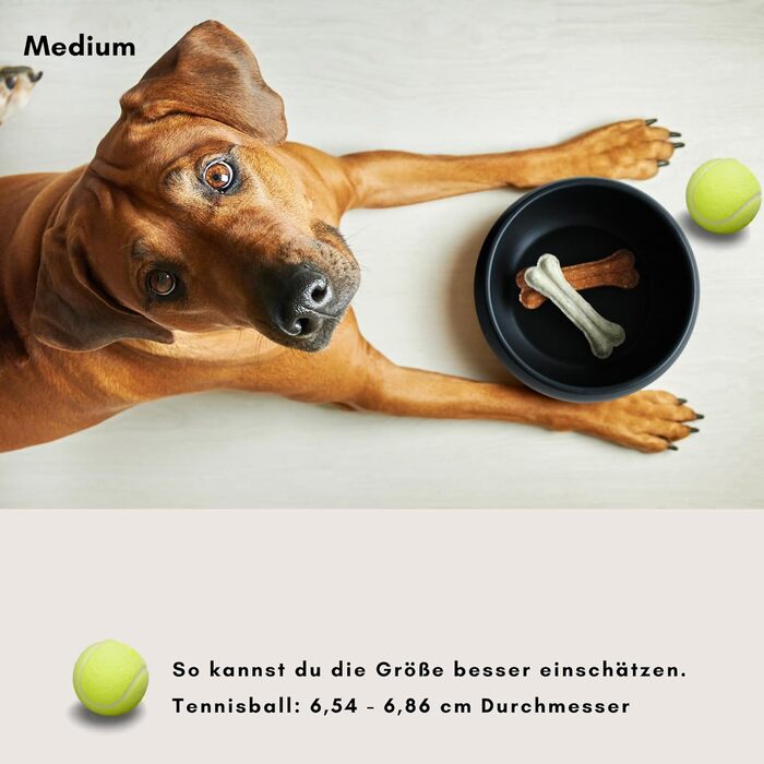 Керамічна годівниця для собак від hej.mo | 16 см діаметр, 0.9 л об'єм | Міцна, миється в посудомийній машині, стійка до подряпин та укусів | Для маленьких та середніх собак (Чорна)