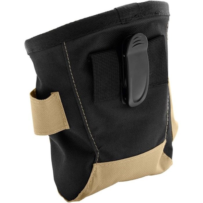 Сумка на пояс HUNTER Bugrino Standard, для тренувань та вигулу собак, чорно-бежева, велика (L)