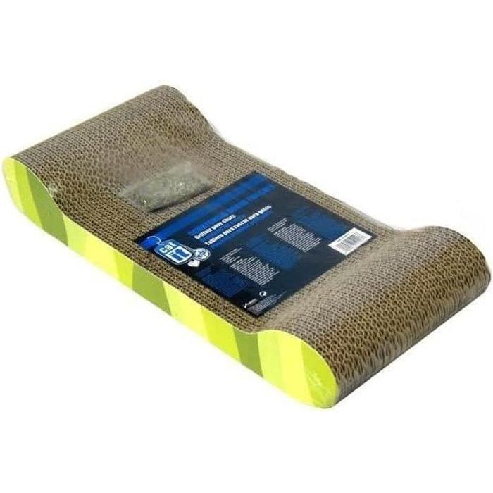 Кігтеточка Catit Kratzpappe Lounge S-подібної форми з картону та котячою м'ятою