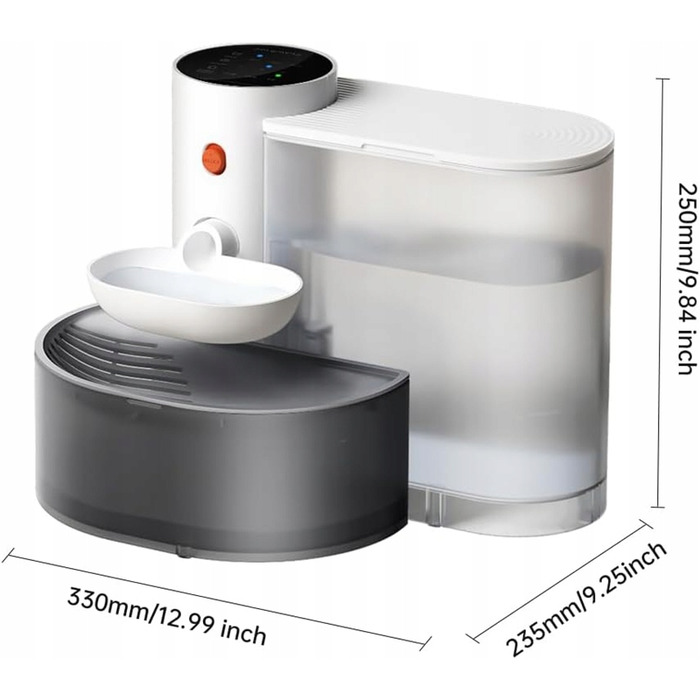 Одинарна пластикова миска Bedee, 3000 мл