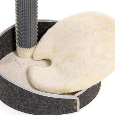 Котячий стовпчик для котів Lilly - інтерактивна іграшка для самостійних занять | 78 см | 33 x 33 x 80 см