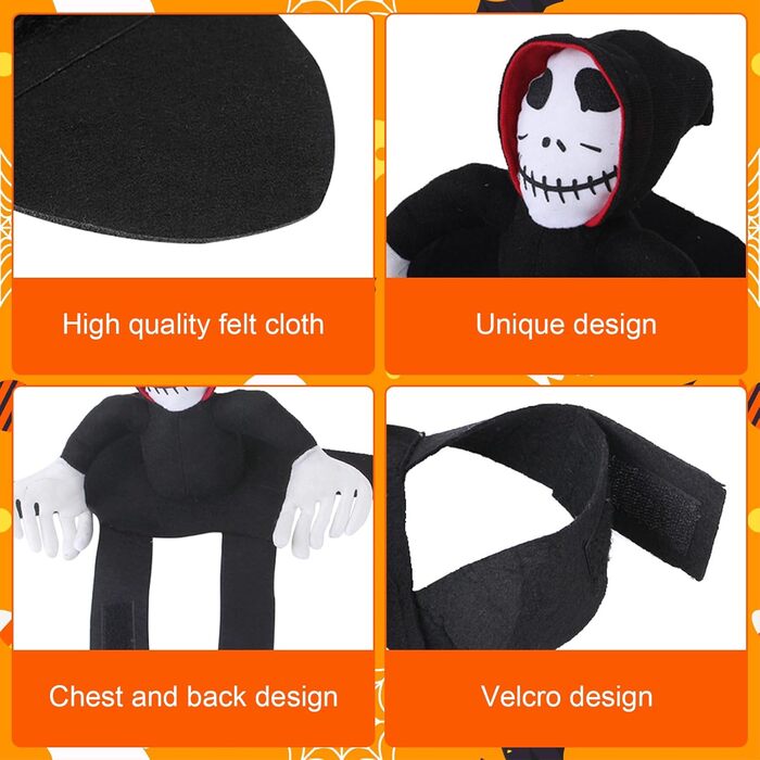 Костюм для собак на Хелловін - MACULPER, великий розмір