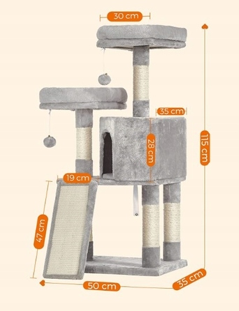 Високий когтеточка-комплекс Feandrea 101 — 160 см