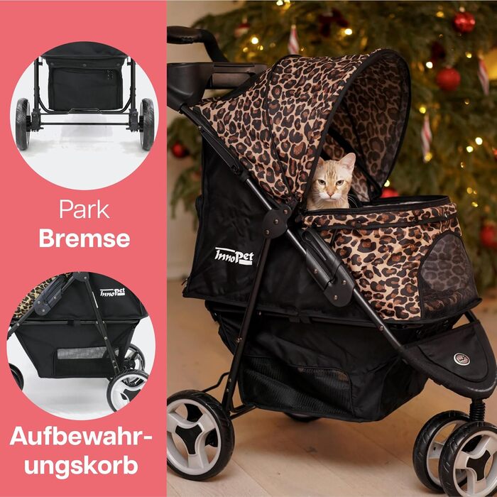 Вигулок Innopet Allure Cheetah - коричневий / чорний