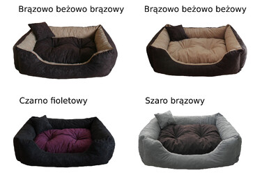 Лежанка для великих собак XXL, м'яке ліжко-корек 100x80