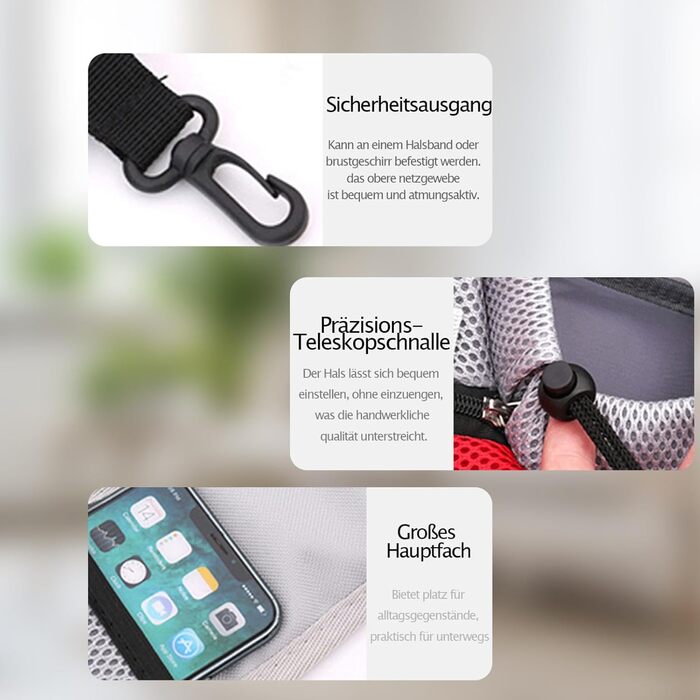 Сумка-переноска для собак до 7.5 кг, рожева, S