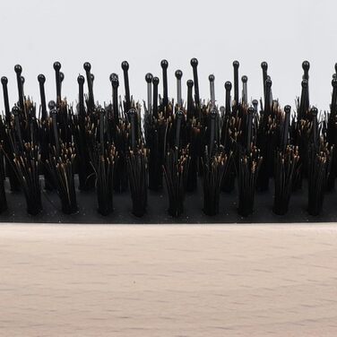 Щітка для собак і котів з щетиною, масажна щітка для грумінгу, для довгошерстих тварин, біла, 12,4x7,4x4,5 см