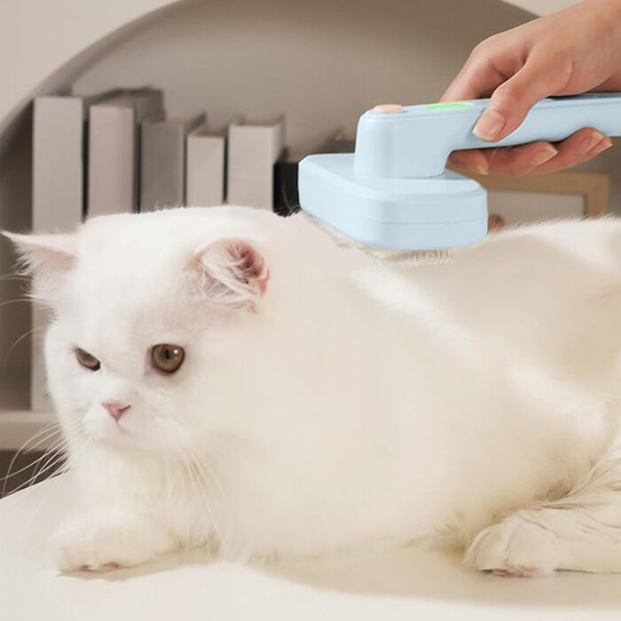 Щітка для грумінгу тварин з самоочищенням | Для собак та котів різних розмірів