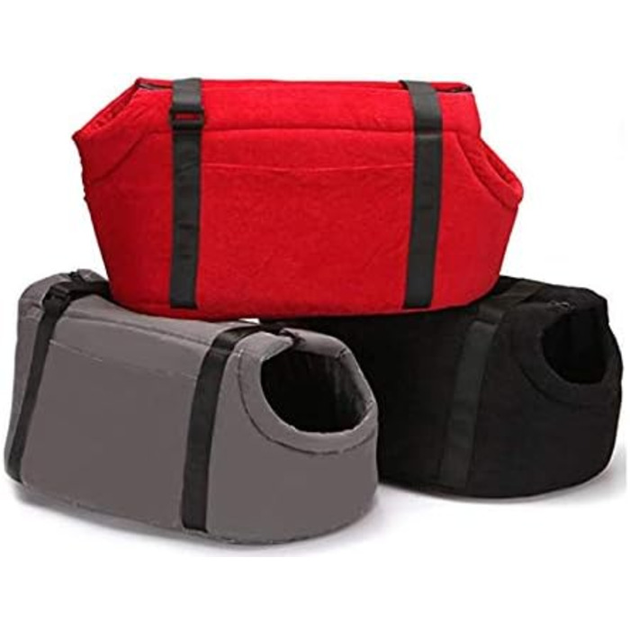 PETCUTE Сумка-переноска для собак та котів, чорна, 38x22x22 см