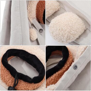 Сумка-переноска для собак, дихаюча, з м'якої тканини, велика, для подорожей, прогулянок, транспортування, авто, літака, аеропорту, покупок