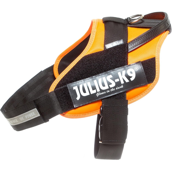 Шлея Julius-K9 IDC Power, розмір 2XL/3, UV-помаранчева, стелс