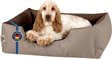 Лежак для собак BedDog M – знімний чохол, для малих порід, м'яка подушка, диван, кошик, праний