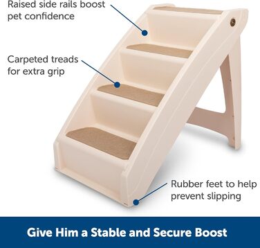 Solvit Pupstep Plus сходи для тварин, сходи для собак, пластик, компактні