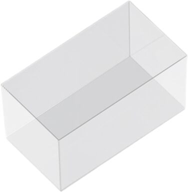 Акваріум Luckxing 29x15x15 см: прямокутний, без рамки, для риб та рослин