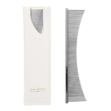 Щітка для котів Flohkamm - догляд за шерстю, аксесуари для домашніх тварин, підходить для собак, довгошерстих порід, щоденне використання, сезон линьки, цуценята, срібна