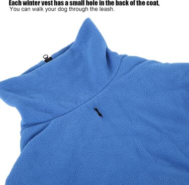 Зимовий теплий куртка для собак, вітронепроникний, плюш, зі стійким коміром, на блискавці, захист шиї та живота, з застібками-гачками, отвір для тракції, універсальна куртка для маленьких, середніх собак