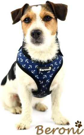 Нашийник для собак Softgeschirr Anker Maritim: м'який, регульований, для відпочинку, розмір L (37-42см/47-63см)