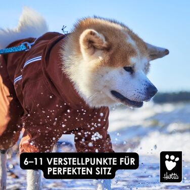 Дощовик для собак Hurtta Mudventure Overall ECO, Peacock-Türkis (30S)