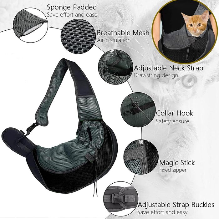 Жовта переносна сумка-переноска для собак та котів (маленьких порід), з регульованим плечовим ременем