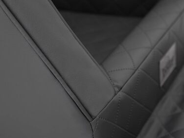 Автомобільний лежак для собак, переноска для собак, лежанка для собак, переноски для собак, заднє сидіння, ковдра для собак, корзина для собак, лежанка для котів, для маленьких собак (46x46x31 см), штучна шкіра (графіт)