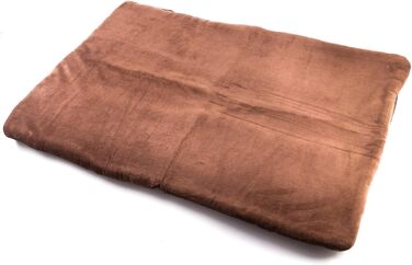 М'яка ковдра для собак, 100x70 см - водонепроникна, миюча, нековзна, для дому та на вулицю, коричнева