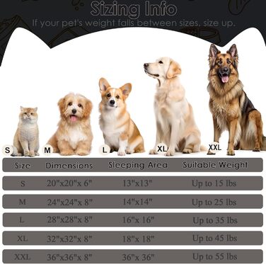 Кругле м'яке ліжко для собак та котів середнього розміру, 71.1 см, чорне, Donut-ліжко для цуценят та кошенят, миється