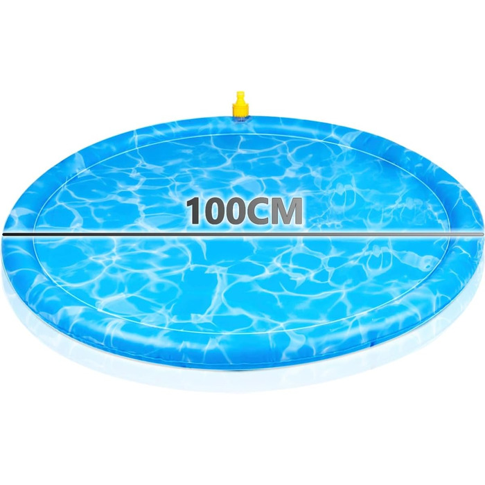 Басейн для собак Ø 80 см: ідеальний басейн-перевертач для собак, іграшковий басейн-фонтан, дитячий басейн для ігор з водою