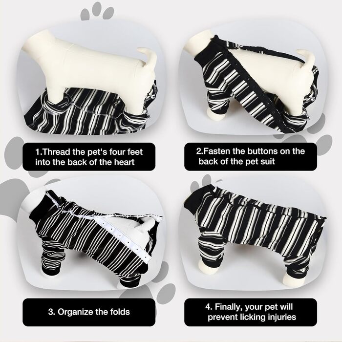 Захисний костюм для собак після операції, костюм для собак після кастрації, захист ран, чорний, XL