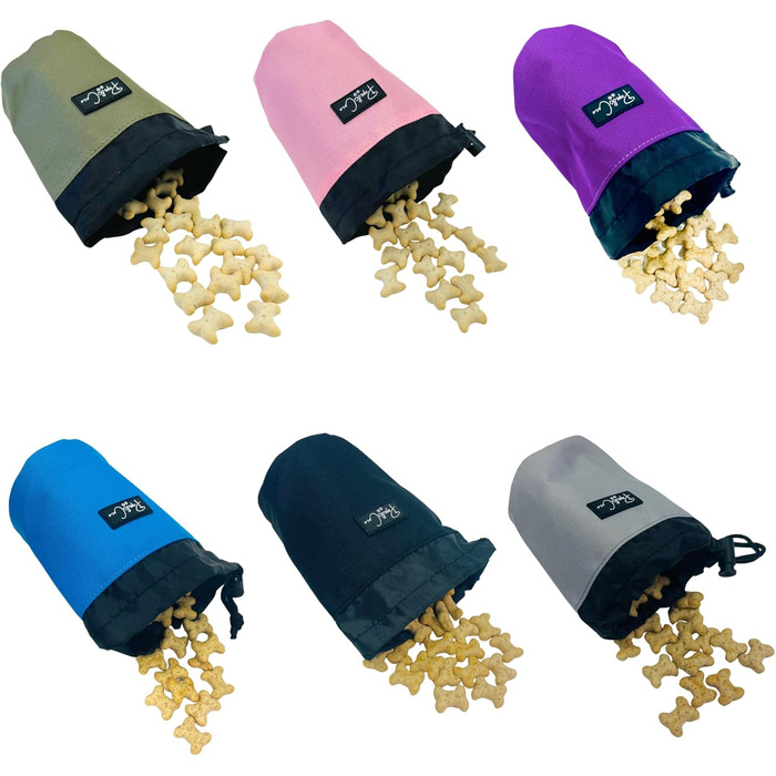 Сумка для ласощів для собак Pops & Coco Leckerli-Tasche, чорна. Ідеальна для тренувань, прогулянок, походів та подорожей.