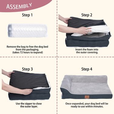 Ортопедичне лежанка для собак преміум-класу з піною 