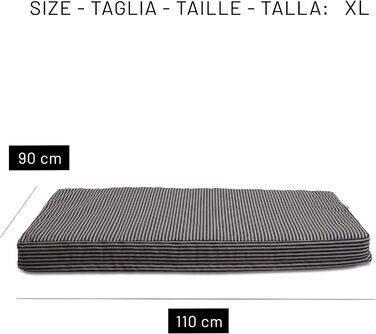 Ортопедична подушка для собак Jump – для відпочинку вашого улюбленця. Знімна та легко пральна наволочка, водовідштовхувальне покриття, Made in Italy