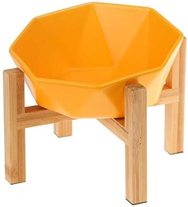 Керамічна годівниця для котів та собак з підставкою, похила, нахилена - HCHLQLZ