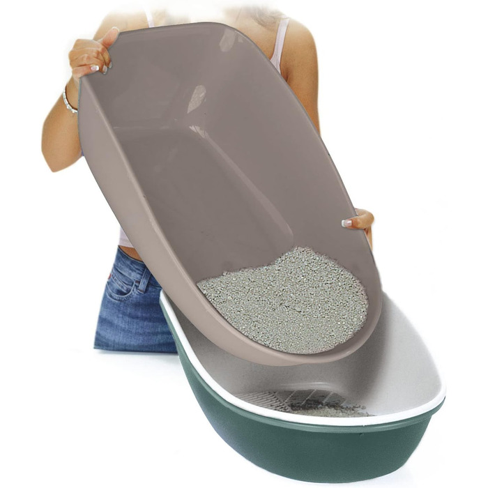 Лоток для котів Stefanplast Furba з ситом для очищення, 59x39x22 см