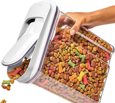 OXO Good Grips контейнер для корму домашніх тварин 4,25 л, герметичний, BPA-free, для 1,8 кг собачого або 1,6 кг котячого корму