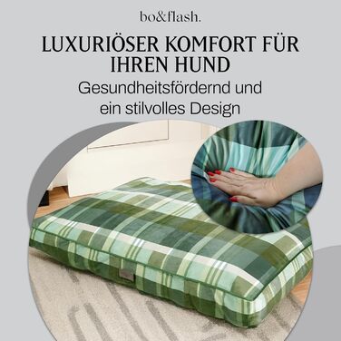 Аттіас – Лежанка для собак Adison, Франція (L) – Міцна, зручна, з знімним чохлом, стильна, преміум-якість