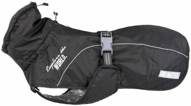 Зимова куртка для собак TRIXIE Explore, чорна, L (62 см), водонепроникна та вітронепроникна, придатна для прання в машині