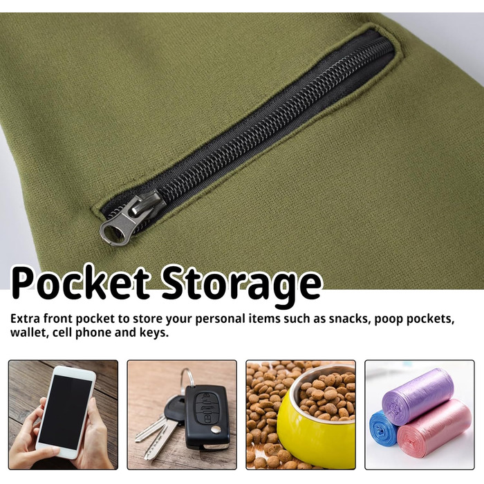 Сумка-переноска для собак CUBY, регульована, двостороння, для маленьких та середніх порід, з безпечним ременем, кишенею на блискавці, знімною підстилкою та підкладкою на плече, зелена, оновлена