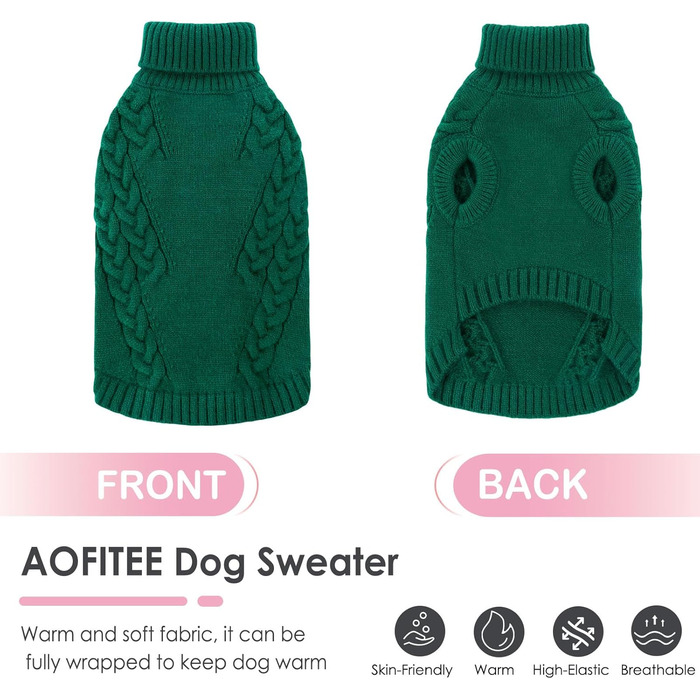 Лежанка для собак AOFITEE (XXL, темно-зелена)