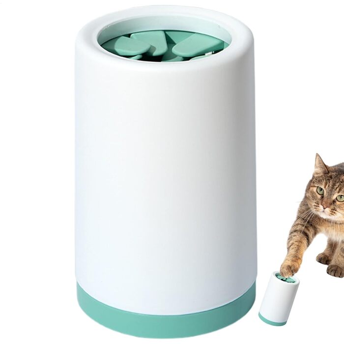 Машина для миття лап собак | Скрубер для лап | Пристрій для чищення лап тварин, зелений | Великий та малий розмір