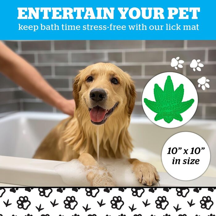 Килимок для собак BigMouth Inc. Mutt Munchies - миючий, для годівлі та води