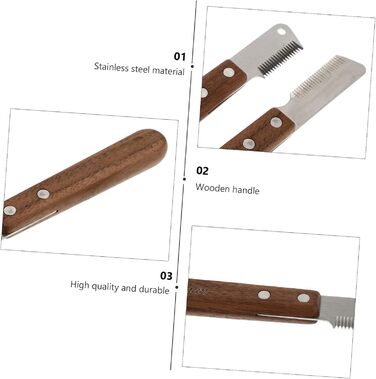 Набір для грумінгу собак та котів VICASKY: щітка та гребінець для видалення ворсу та масажу