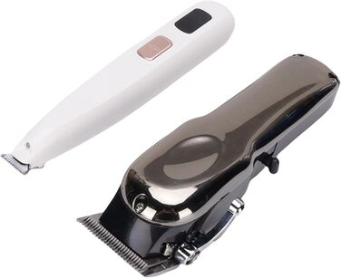 Набір для стрижки тварин Yinhing: бездротовий, тихий, з LED-дисплеєм, з нержавіючої сталі. Підходить для собак, котів, коней, корів, догляду за лапами, вухами та очима