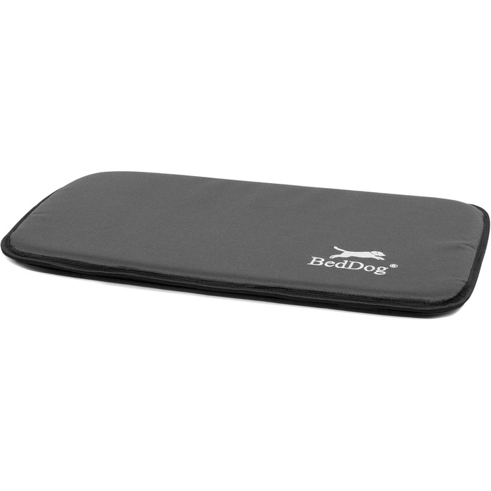 Килимок для собак BedDog® CORA - зручне ліжко з Cordura, міцний лежак для тварин, великий розмір M (60x40 см), чорний, SALAMANCA (антрацит)