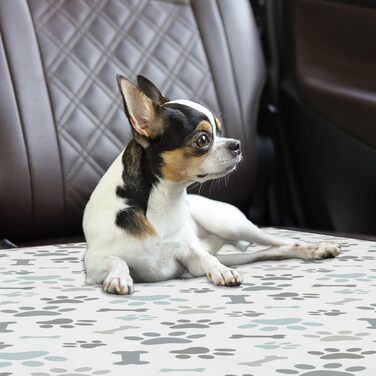 Килимок для тварин у приміщенні та на вулиці, 127 x 152,4 см, зручний, миючий, водовідштовхуючий, для пікніків та подорожей, синьо-сірий