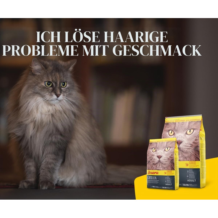 Сухий корм для котів JOSERA Catelux з качкою та картоплею, 10 кг