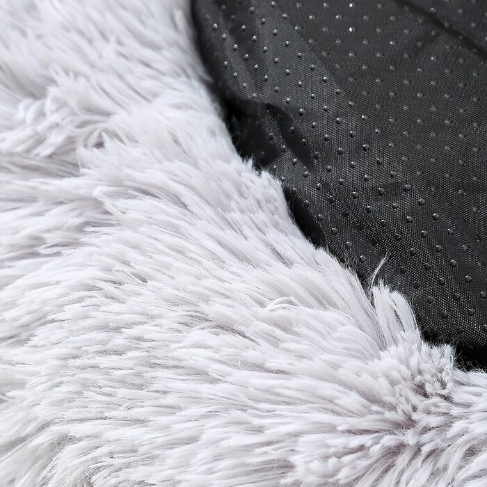 Кругле ліжко для собак та котів, м'яке плюшеве, водонепроникне, 37 см, до 3 кг