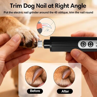 Шліфувальник кігтів для собак HOSSOM - безпечний інструмент для догляду за кігтями собак великих, середніх та малих порід